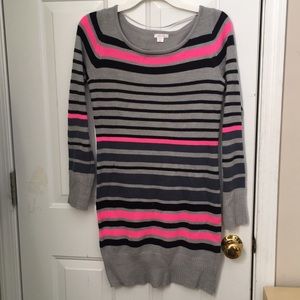 Striped Sweater Dress